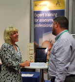 AELP 2016 blog The Network Sally with delegate and champagne NEW