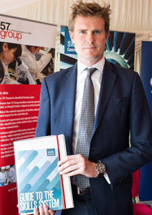 Shadow Secretary of State for Education, Tristram Hunt, at the launch of OCR’s new ‘Guide to the Skills System