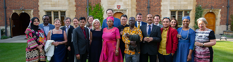 Group of international delegates