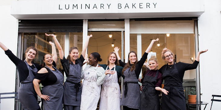 Luminary bakery staff